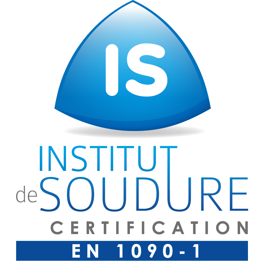 IS logo CERTIFICATION EN 1090-2